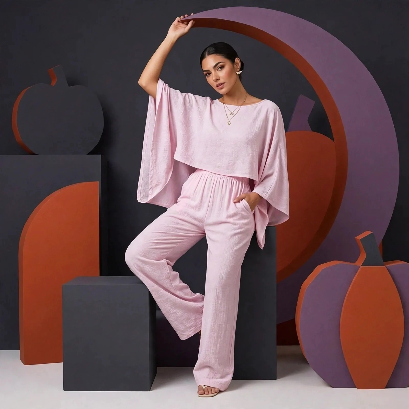 light pink halloween
