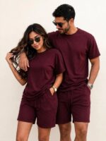 ⁦طقم سوت صيفي للجنسين من القطن | 6 ألوان⁩ - الصورة ⁦3⁩