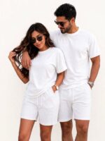 ⁦طقم سوت صيفي للجنسين من القطن | 6 ألوان⁩ - الصورة ⁦6⁩